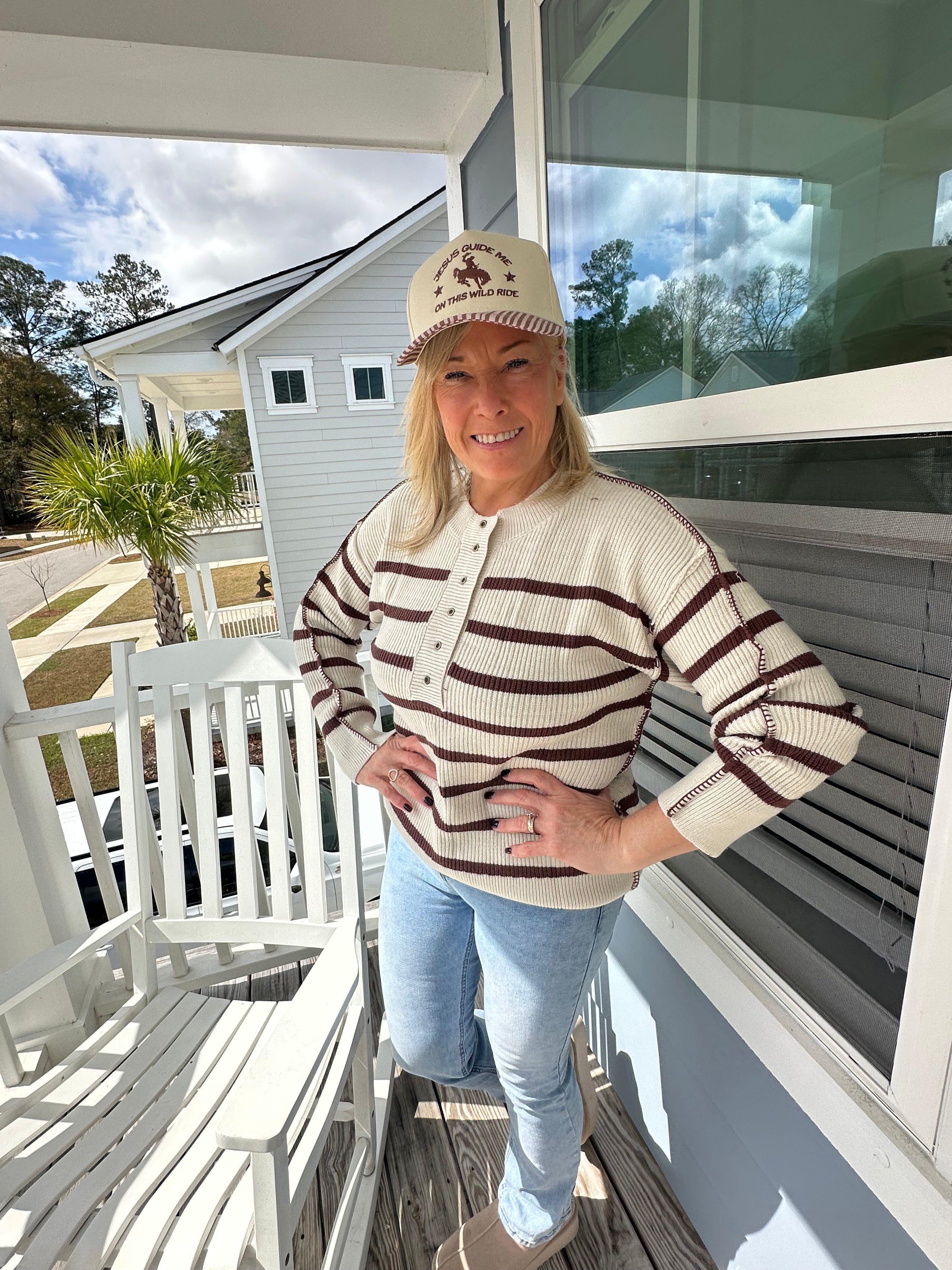 Striped Henley
