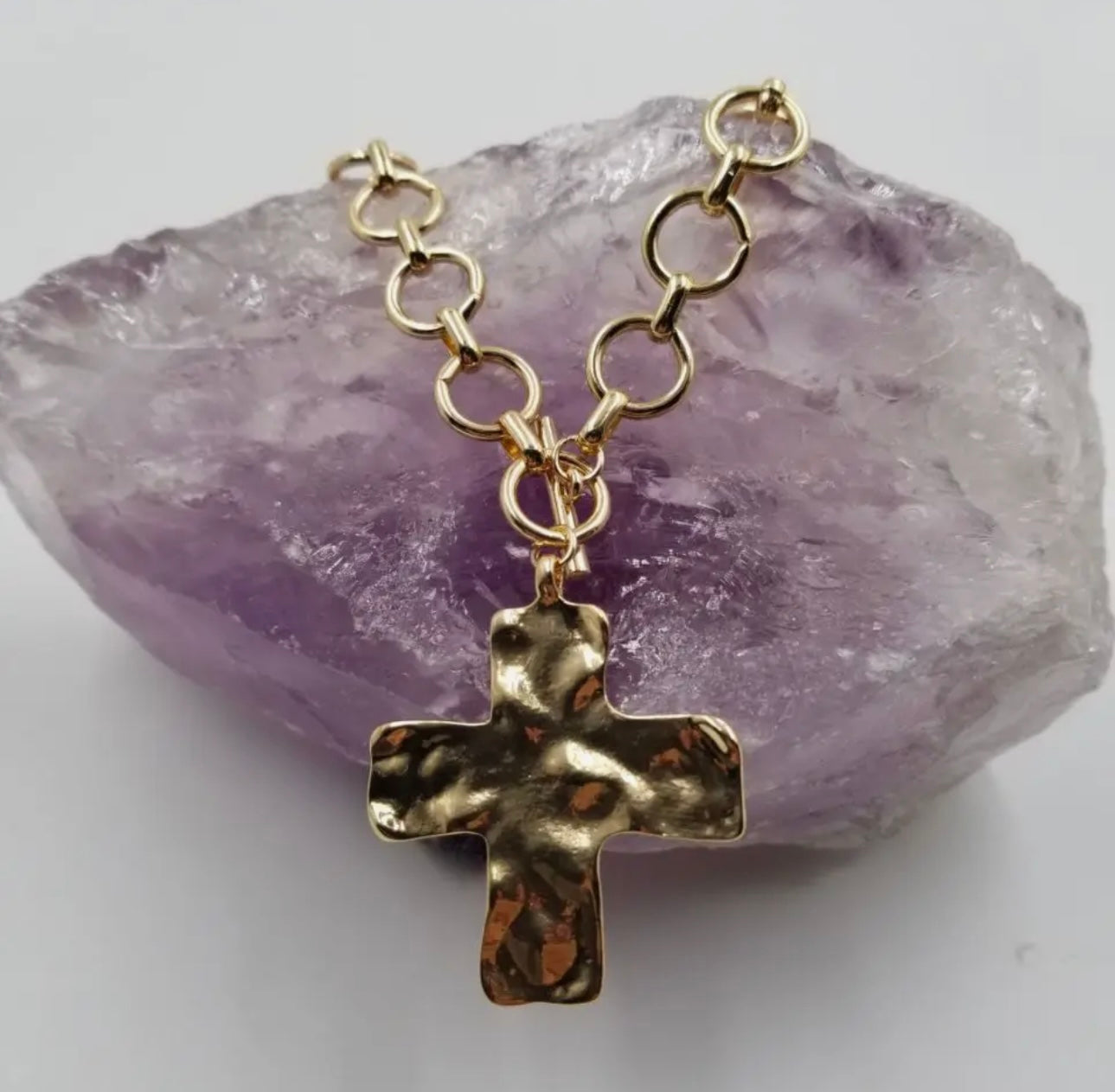 Walk by Faith Cross Necklace