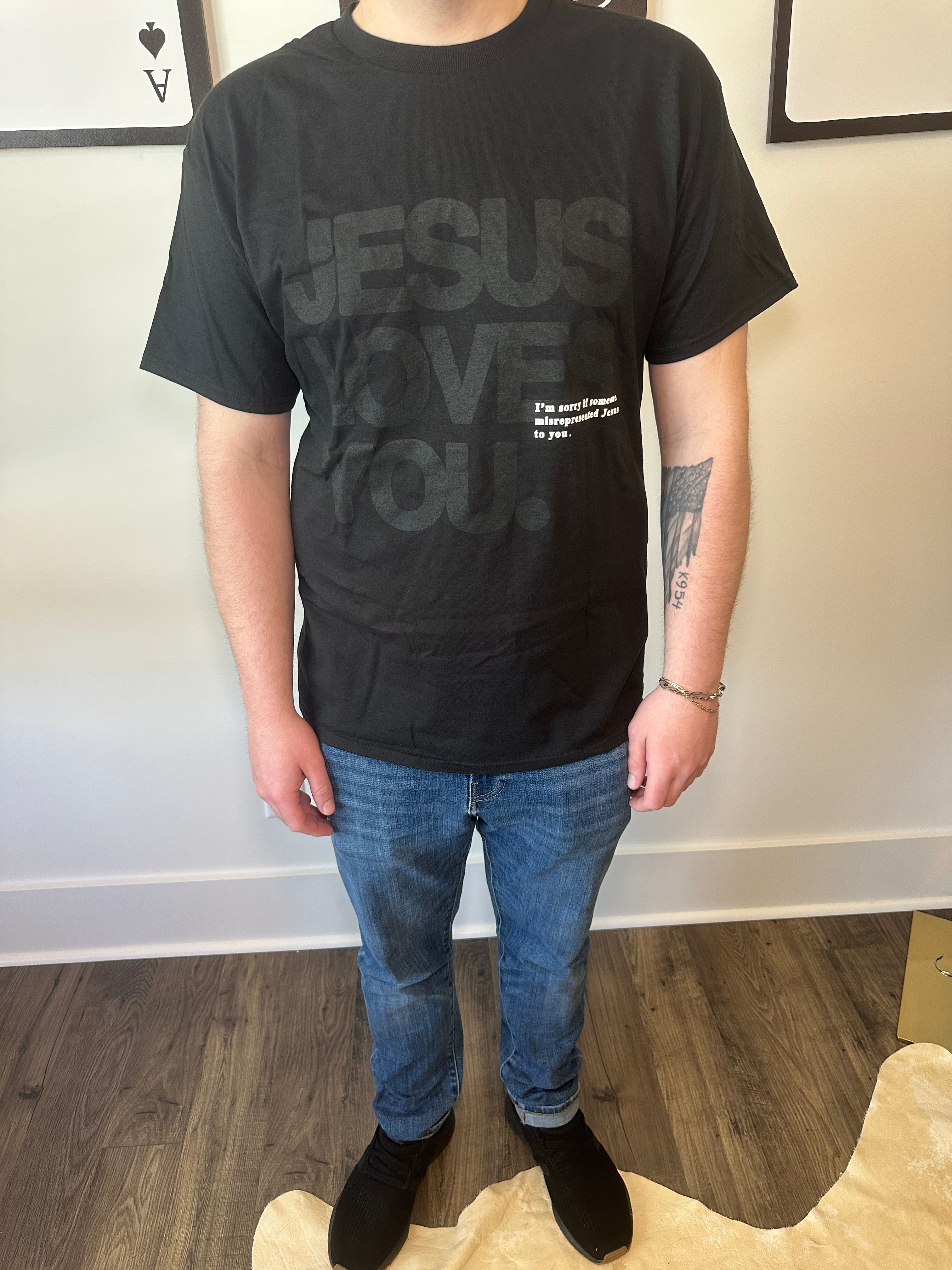 Black Jesus Loves You Tee